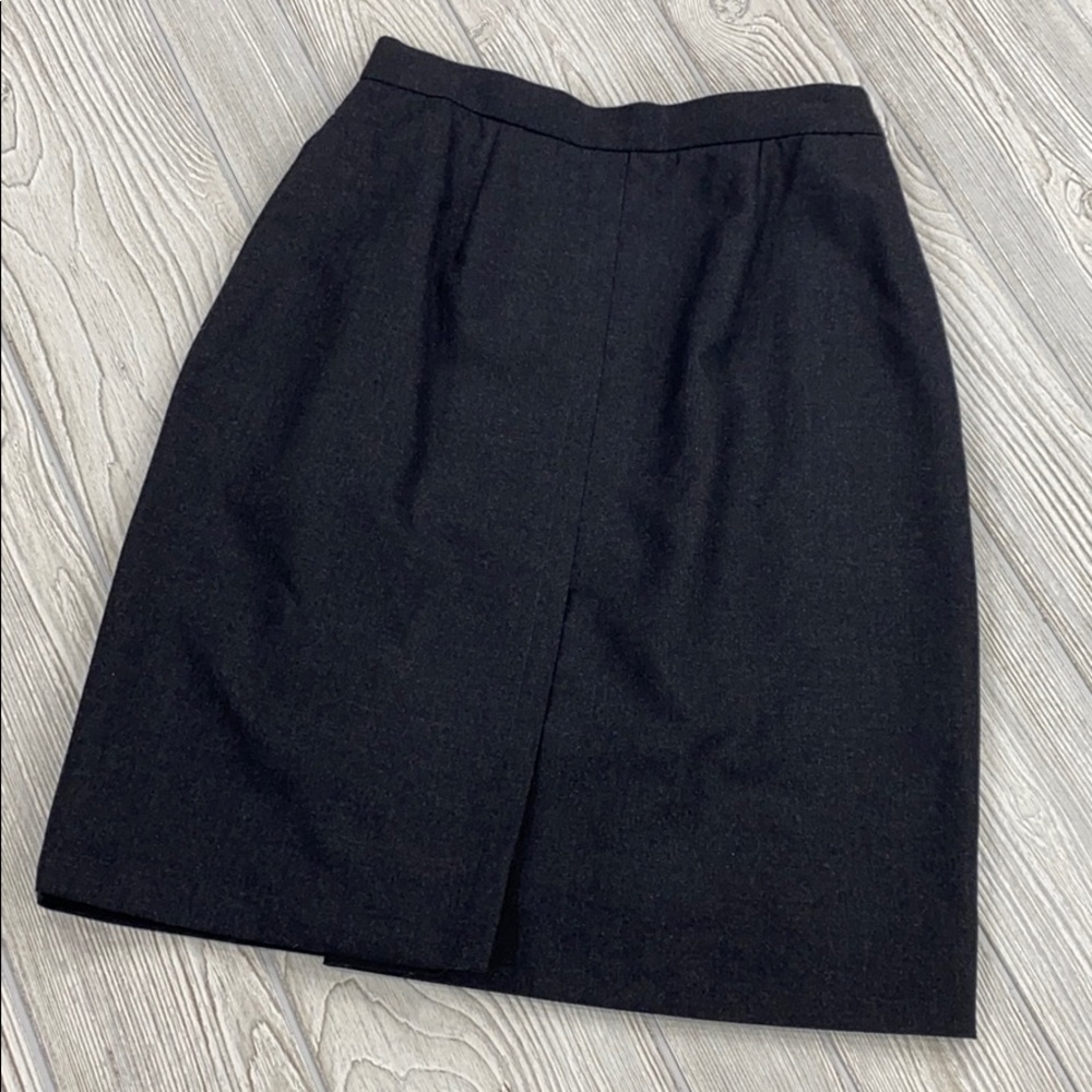 Vintage Carlisle Gray Wool & Cashmere Skirt - sz 6